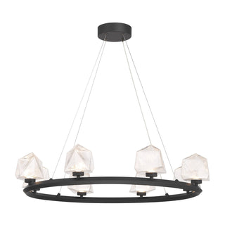 Castello LED Chandelier in Matte Black