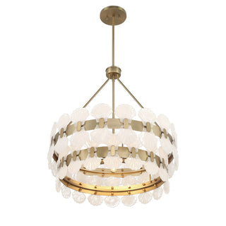 Bancroft Five Light Chandelier in Noble Brass