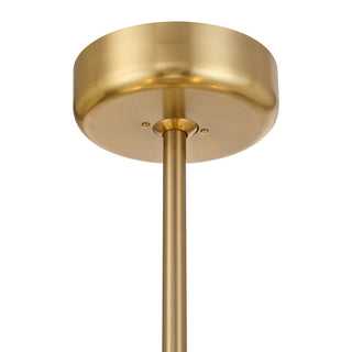 Mansell LED Fan D'Lier in Warm Brass