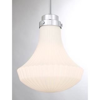 Bartlet One Light Pendant in Polished Chrome