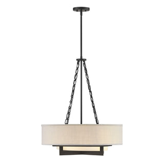 Brentwood Four Light Pendant in Matte Black