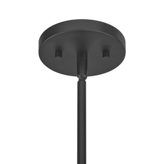 Brentwood Four Light Pendant in Matte Black
