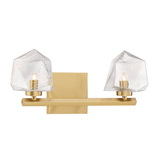 Castello LED Bathroom Vanity in Warm Brass