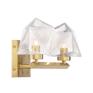 Castello LED Bathroom Vanity in Warm Brass