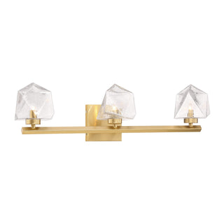 Castello LED Bathroom Vanity in Warm Brass