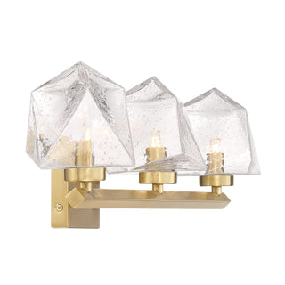 Castello LED Bathroom Vanity in Warm Brass