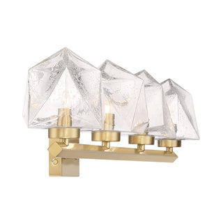 Castello LED Bathroom Vanity in Warm Brass