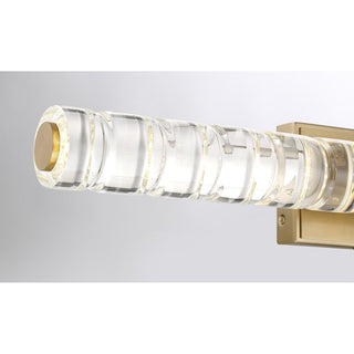 Beale LED Bathroom Vanity in Noble Brass