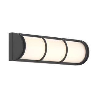 Harper LED Bathroom Vanity in Matte Black
