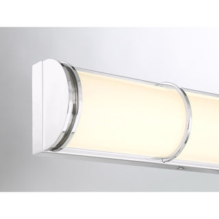 Harper LED Bathroom Vanity in Chrome