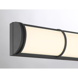 Harper LED Bathroom Vanity in Matte Black