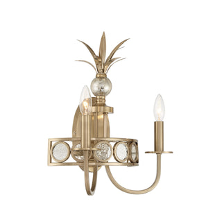Hearst Two Light Wall Sconce in Noble Brass