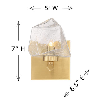 Castello LED Wall Sconce in Warm Brass
