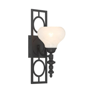 Allston One Light Wall Sconce in Matte Black
