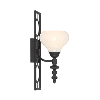 Allston One Light Wall Sconce in Matte Black