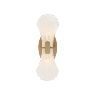 Bancroft Two Light Wall Sconce in Noble Brass