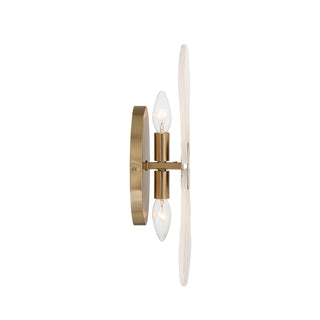 Bancroft Two Light Wall Sconce in Noble Brass