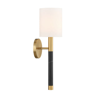 Conrad One Light Wall Sconce in Warm Brass