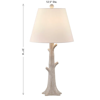 Penny One Light Table Lamp in Distressed White