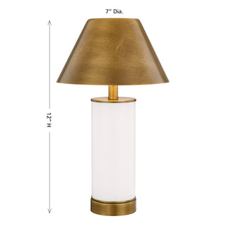 Molly LED Table Lamp in Blanc De Blanc