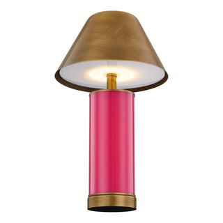 Molly LED Table Lamp in Fuschia Rose