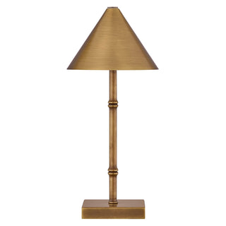 Mae LED Table Lamp in Brass Bamboo