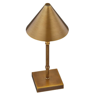 Mae LED Table Lamp in Brass Bamboo