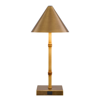 Mae LED Table Lamp in Natural Bamboo