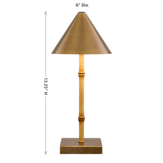 Mae LED Table Lamp in Natural Bamboo