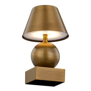 Silas LED Table Lamp in Brass