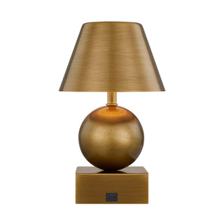 Silas LED Table Lamp in Brass