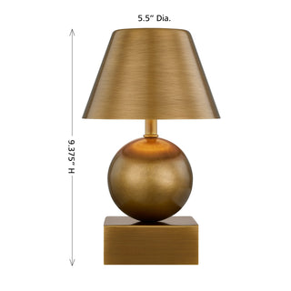 Silas LED Table Lamp in Brass
