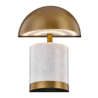 Cora LED Table Lamp in Brass