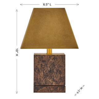 Emma LED Table Lamp in Brass