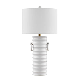 Cindy One Light Table Lamp in White