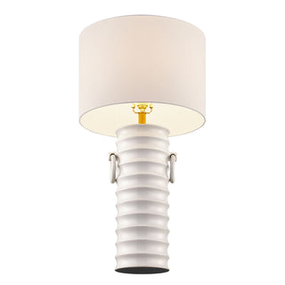 Cindy One Light Table Lamp in White