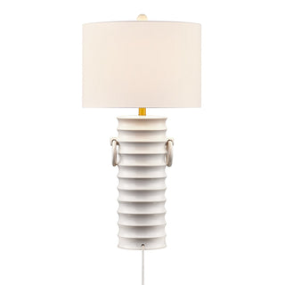 Cindy One Light Table Lamp in White