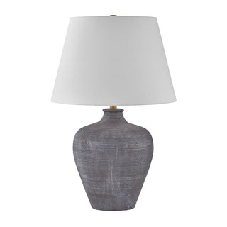 Dakota One Light Table Lamp in Gray