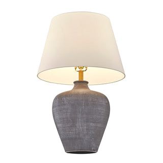 Dakota One Light Table Lamp in Gray