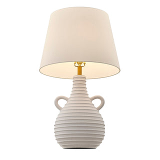 Adrian One Light Table Lamp in White