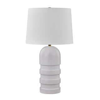 Wehunt One Light Table Lamp in White