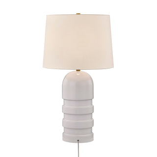 Wehunt One Light Table Lamp in White