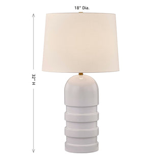 Wehunt One Light Table Lamp in White