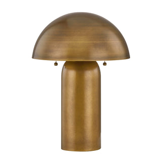 McKey One Light Table Lamp in Brass
