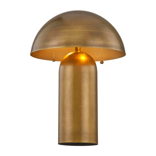 McKey One Light Table Lamp in Brass
