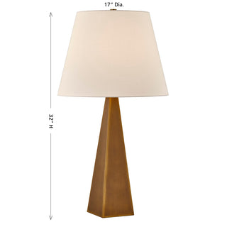 Dunham One Light Table Lamp in Brass