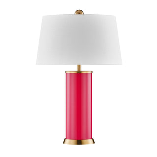 Melissa One Light Table Lamp in Fuchsia Rose