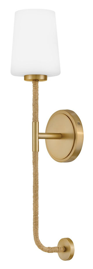 Kline LED Wall Sconce in Lacquered Brass
