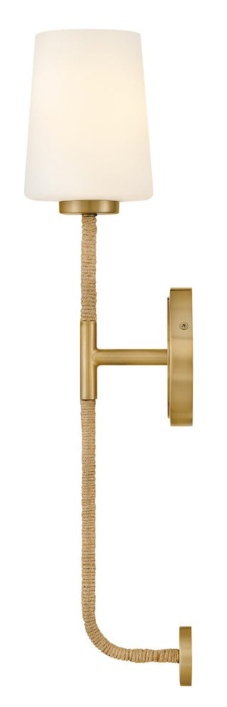Kline LED Wall Sconce in Lacquered Brass