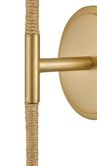 Kline LED Wall Sconce in Lacquered Brass